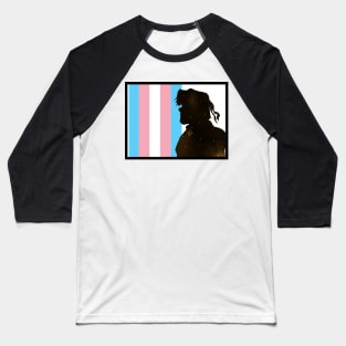 Galaxy Hunk Trans Pride Baseball T-Shirt